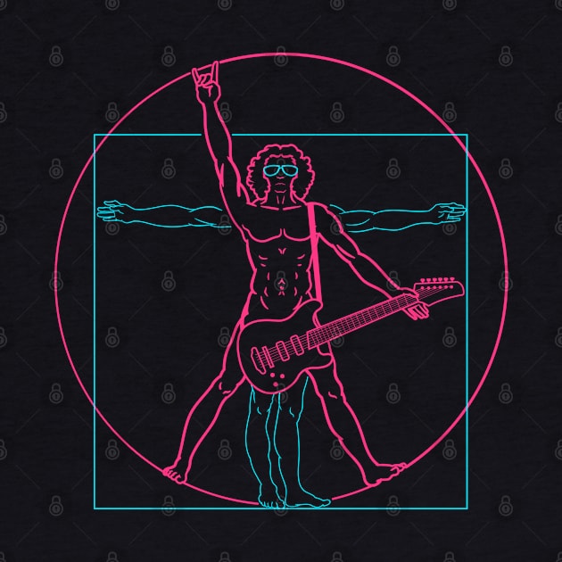 Vitruvian Man Rock Star by zoljo